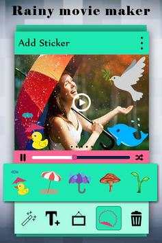 Rainy Photo Video Maker screenshot 4
