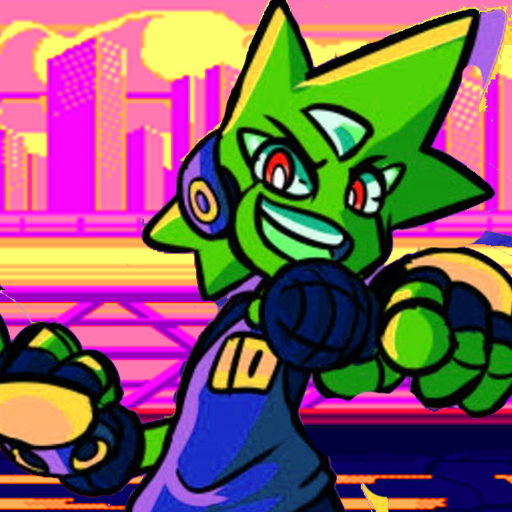 FNF Friday Night funny Neon icon