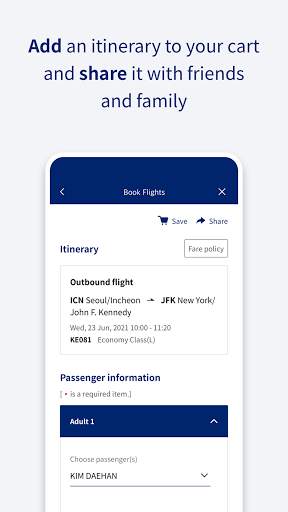 Korean Air My скриншот 6