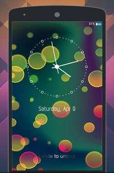 Classic Clock Lock Screen screenshot 4