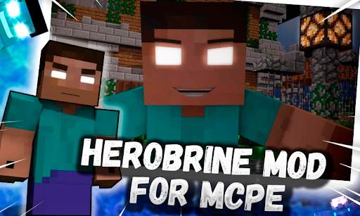 Herobrine Mod for Minecraft PE screenshot 3