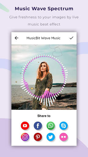 Music Bit Wave Particle.ly - Video Status Maker screenshot 2