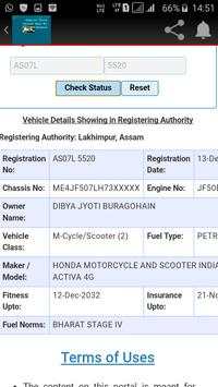 Mparivahan (Know Your RC Details) screenshot 1