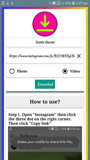 Insta Saver - Download Photo, Video from Instagram screenshot 3