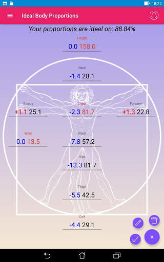 Ideal Body Proportions screenshot 5