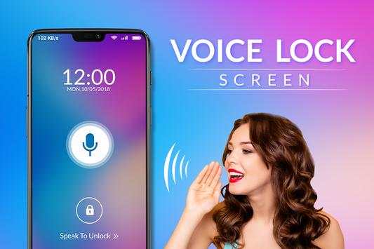 Voice Phone Lock Screen : UnLock Speak AppLock 5 تصوير الشاشة
