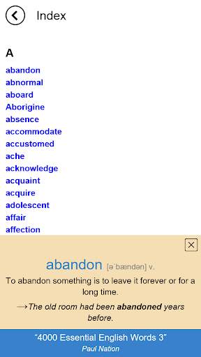 4000 Essential English Words 3 7 تصوير الشاشة