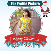 Christmas profile photo frames icon