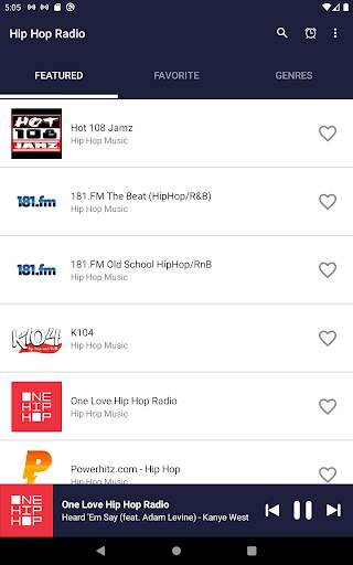 HIP HOP RADIO - Hip Hop, Rap and R&B Music screenshot 6