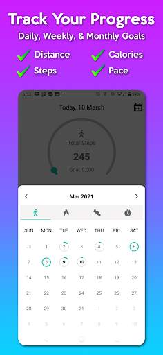 Walkster - Step Tracker, Walking App & Pedometer screenshot 4