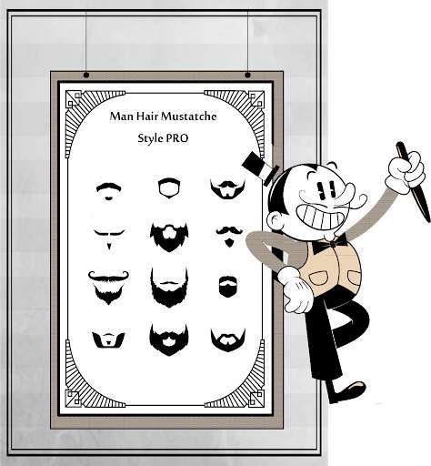 Man Hair Styles Mustache Beard Photo Editor screenshot 3