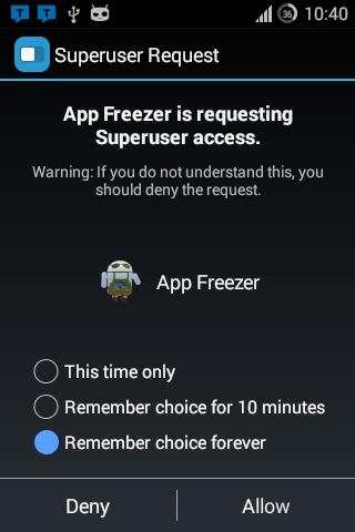 App Freezer (root) screenshot 6