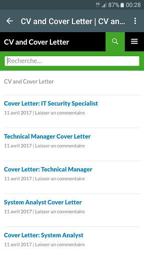 CV and Cover Letter screenshot 4
