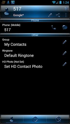 Theme x Drupe and RocketDial Dusk Blue screenshot 5