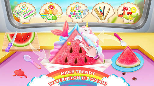 Unicorn Chef: Summer Ice Foods - Cooking Games screenshot 5