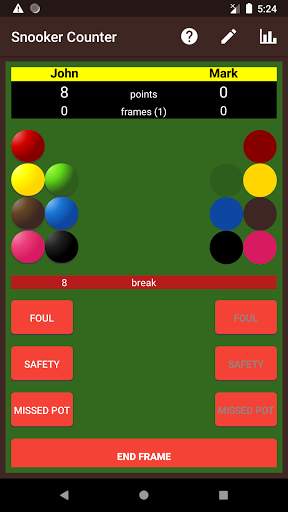 Snooker Counter screenshot 1