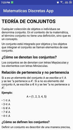 Matemáticas Discretas App screenshot 3