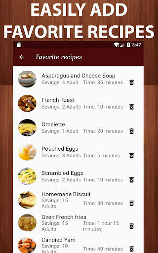 Continental food recipes app screenshot 3