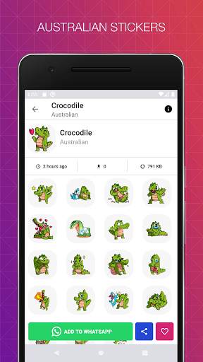 Australia stickers for WhatsApp / WAStickerApps screenshot 4