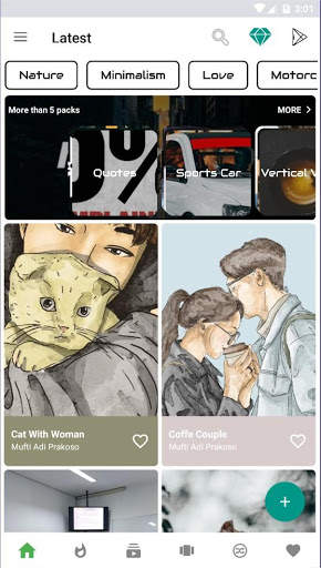 Nexus Wallpaper - Personalisasi Smartphone Anda screenshot 2