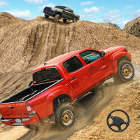 Pickup Truck Off-road Outlaws Dirt Driving 4x4 logo