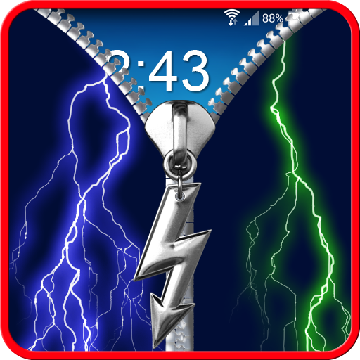 Electric prank lock zipper أيقونة