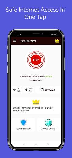 Secure VPN - Free VPN Unlimited screenshot 1