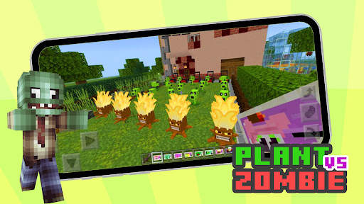 PvZ Mod for Minecraft PE screenshot 2