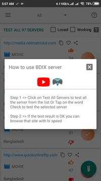 BDIX Tester screenshot 2
