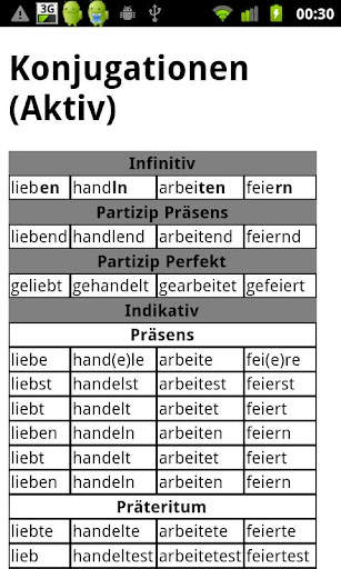 German Verbs screenshot 4