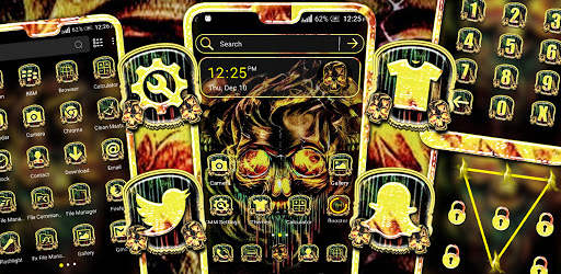 Skull Melt Launcher Theme screenshot 6