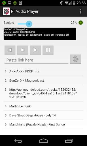 Pi Audio Player screenshot 2