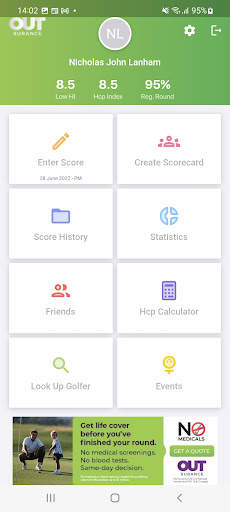 HNA Handicaps & Tournament App 2 تصوير الشاشة