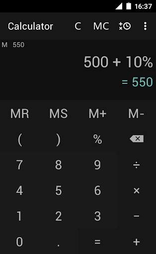 Calculator screenshot 2