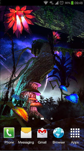 Alien Jungle 3D Live Wallpaper screenshot 2