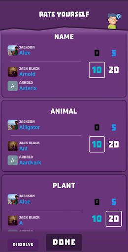 Name Place Animal Thing 6 تصوير الشاشة