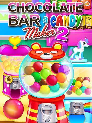 Chocolate Candy Bars Maker & Chewing Gum Games screenshot 3