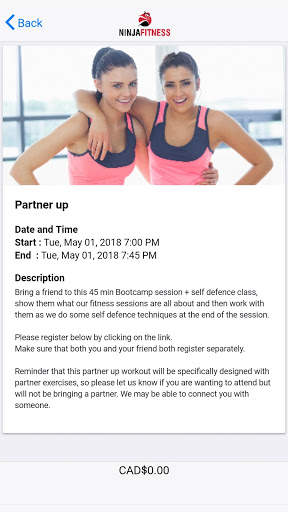 Ninja Fitness screenshot 3