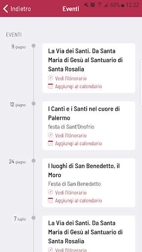 Sulle orme dei Santi screenshot 3