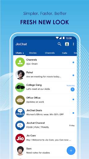 JioChat Messenger & Video Call screenshot 2