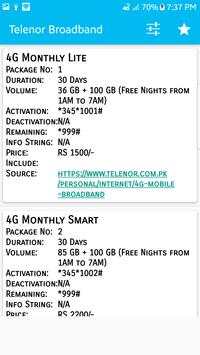 All Telenor Packages 2019 скриншот 7
