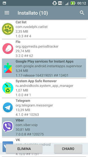 Gestore app di sistema screenshot 3