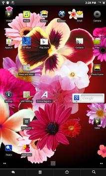 Flowers live wallpaper screenshot 4