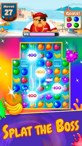 Fruit Shake - Adventure Match 3 jam game Free screenshot 2