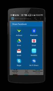 Quick Apps Backup and Share screenshot 3