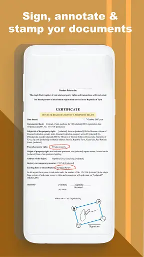 DocoScan screenshot 2