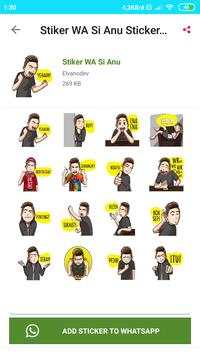 Stiker Si Anu WaStikerApp screenshot 1