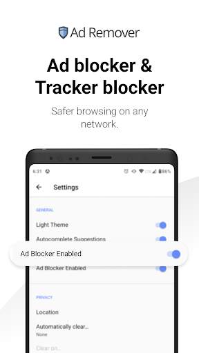 Ad Remover Privacy Browser screenshot 2