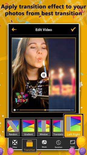 Happy Birthday Video Maker screenshot 5