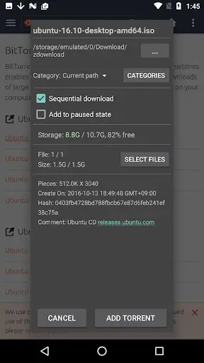zetaTorrent - Torrent App screenshot 2